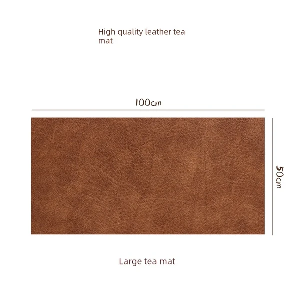 Deri Su Geçirmez Çay Matı - Büyük Boy 50x100 cm