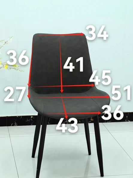 Nordik Stil Yemek Sandalyesi Kılıfı - Şanslı Beyaz 22 - 3