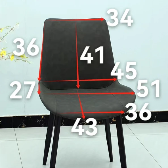 Nordik Stil Yemek Sandalyesi Kılıfı - Şanslı Beyaz 22 - 9