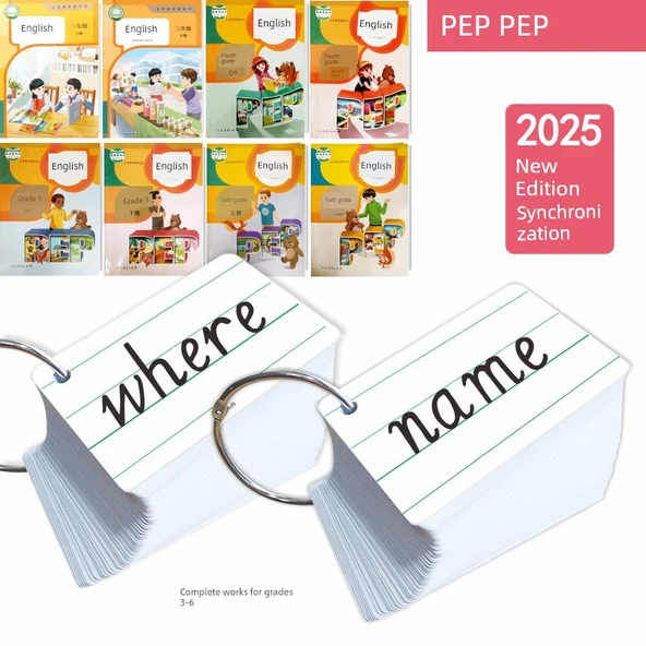 İlkokul İngilizce Kelime Kartları - 3, 4, 5, 6. Sınıf 939 Kelime - Resim 2