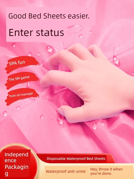 Tek Kullanımlık Steril Yatak Örtüsü - Pembe - 2.0M x 2.4M (1 Adet) - 2