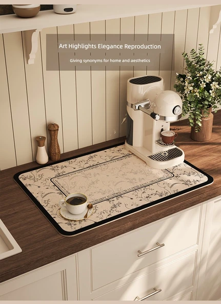 Fransız Retro Desenli Amerikan Servis (2 Adet) - Rossi-NA [Fileto] -60037 - 50x60 cm - 9