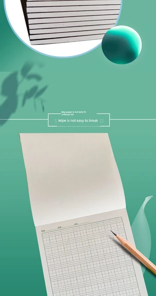 16K Kalınlaştırılmış Kraft Kapaklı Defter - 5 Adet Metre Kelime 130 - 9