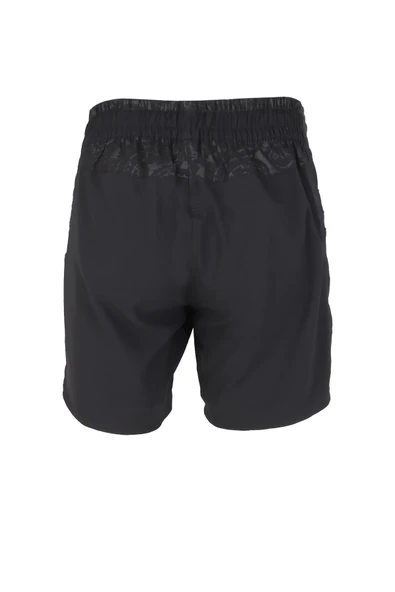 Kadın Deniz Şortu 2 Adet Cepli Pamuklu Su Yitici Özellik Tahriş Etmez Siyah BN-10 - Resim 4