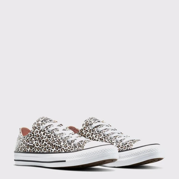 Convers Chuck Taylor All Star Leopar Desenli Kadın Ayakkabı A14941C - 4