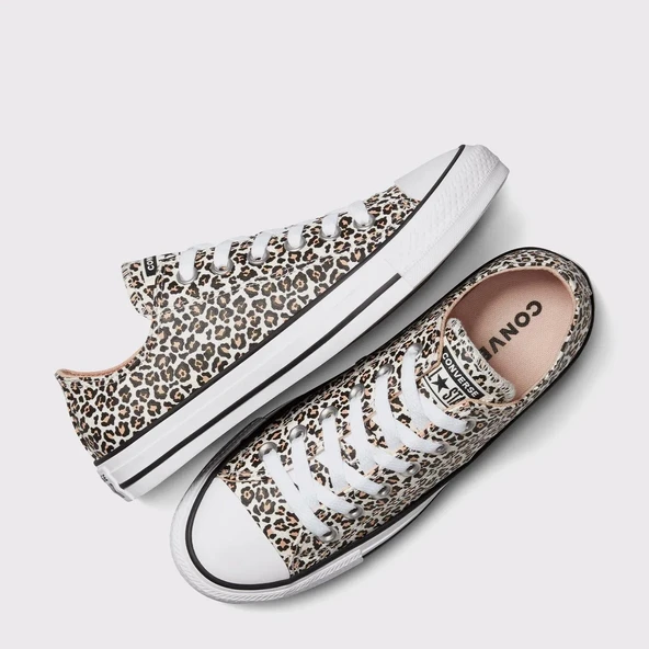 Convers Chuck Taylor All Star Leopar Desenli Kadın Ayakkabı A14941C - 10