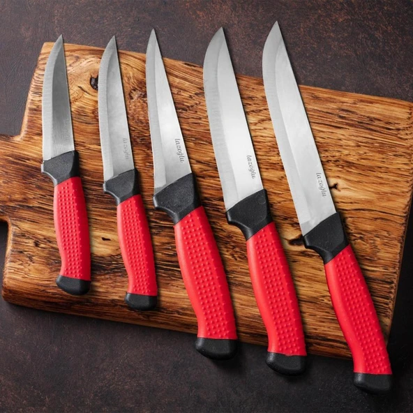 Sıyırma Bıçağı - Lazoğlu - El Yapımı - Doğrama - Kesme - Kurban - Silikon Saplı - Resim 2