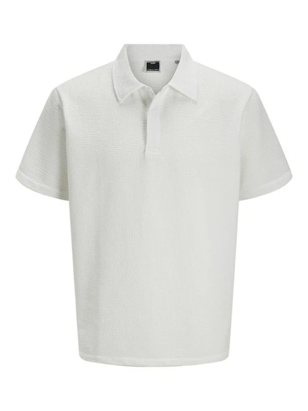 Jack Jones Sago Textured Erkek Polo Yaka Tişört 12276735