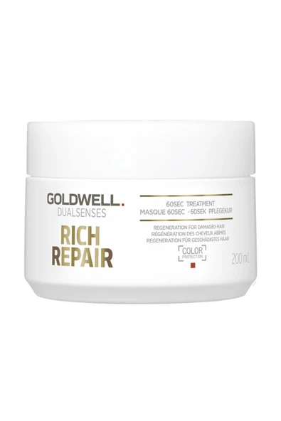 Goldwell Dualsenses Rich Repair 60Sec Onarıcı Saç Maskesi 200ml