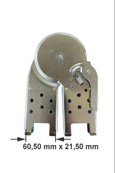 ASVERA Akrobat Merdiven Kilit Mekanizması (Mafsal Menteşe) – Katlanır, Çelik, Yerli Üretim | 1 Adet - Resim 2