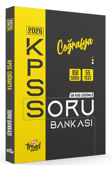 2026 Kpss Lise & Önlisans : Coğrafya Soru Bankası ( Qr Kod Çözümlü )