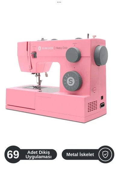 SINGER HD4411 Pink Ev Tipi Dikiş Makinesi (Özel Üretim) - 2