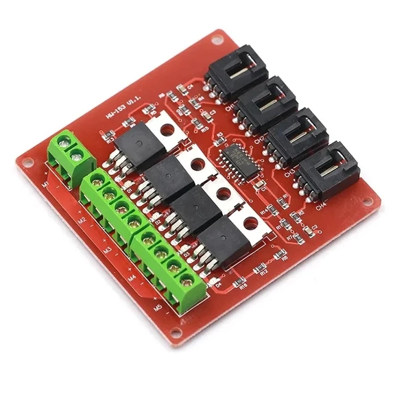 4 Kanal Mosfet Sürücü Modül Pwm Hız Kontrol Motor Selenoid Valf Anahtar Led Lamba Dimmer ürün görseli