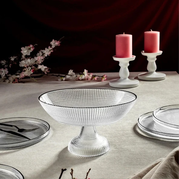 Fecra Loren Ayaklı Gondol Siyah Fileli