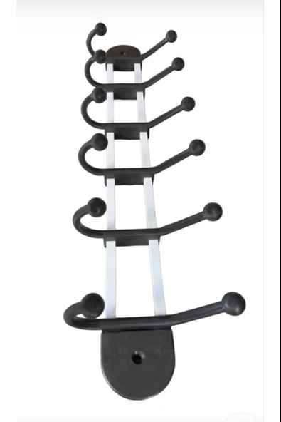 ASVERA 6’lı Plastik Duvar Askılığı | Portatif Anahtarlık – Çanta – Mont – Şapka – Havlu Askısı ürün görseli