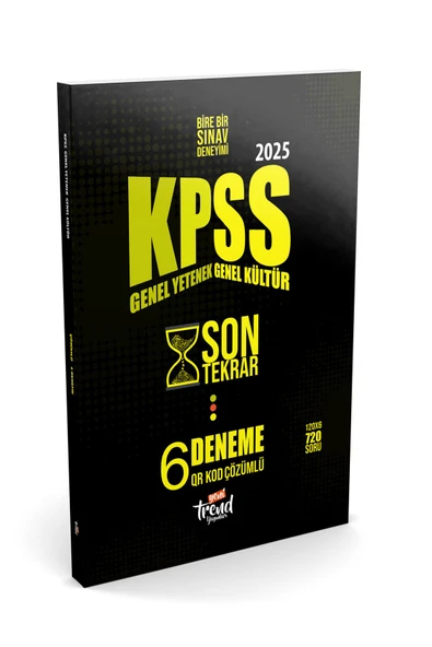 2025 Kpss 6 Çözümlü Deneme (GENEL YETENEK -GENEL KÜLTÜR)