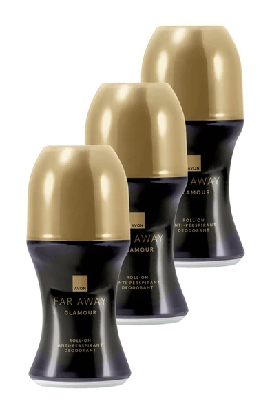 Avon Far Away Glamour Kadın Rollon 50 Ml. Üçlü Set