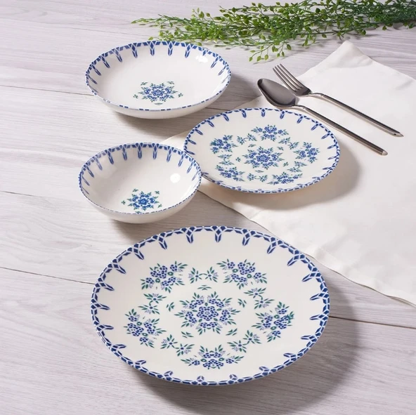 Güral Porselen Camelia 24 Parça Yemek Takımı 1654 - 2