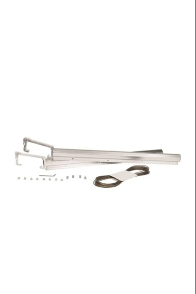 ASVERA 80x25 mm Kare Küpeşte Uyumlu Alüminyum Balkon Çamaşırlık – Kurutmalık + Hediye İpli ürün görseli