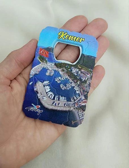 Magnet Açacak Gazoz Şişe Açacağı Mıknatıslı Buzdolabı Süsü Bayrak Deniz - 3