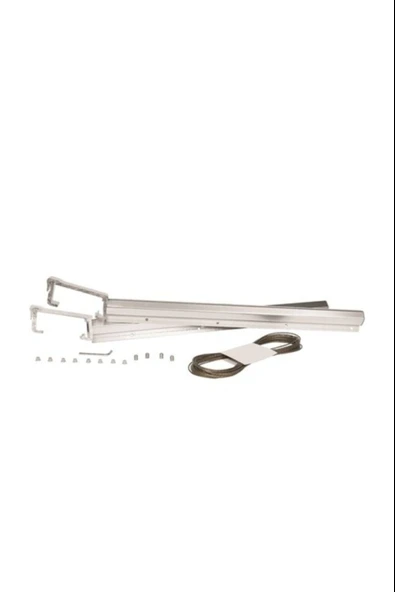 ASVERA Kare Küpeşte Uyumlu Alüminyum Balkon Çamaşırlık – 60x25 mm Kurutmalık + Hediye İpli - Resim 3