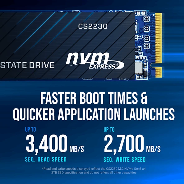 PNY CS2230 2TB 3300/2500 NVMe PCIe M.2 SSD M280CS2230-2TB-RB