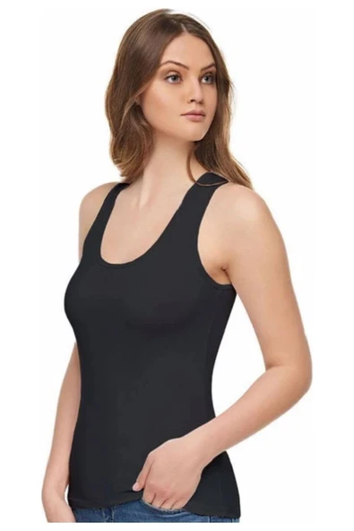 Tutku Elit Bayan Elastan Modal Geniş Askı Atlet 6 'lı 2002 - 2