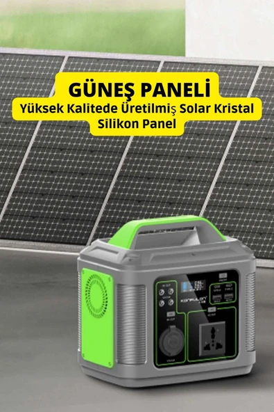 300 Watt 60.000 mAh 192 Wh PD 60W Kapasiteli Çok Amaçlı Güç İstasyonu - 3