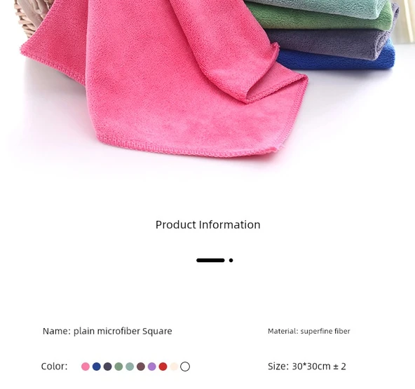 Mutfak Temizlik Bezi - Tavşan Desenli Pembe - 30x30cm - 10'lu Paket - 8