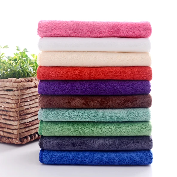 Mutfak Temizlik Bezi - Kiraz Pembesi - 30x30cm - 5'li Paket - 3