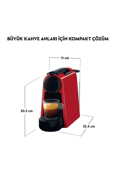 Essenza Mini D30 Kırmızı - 7