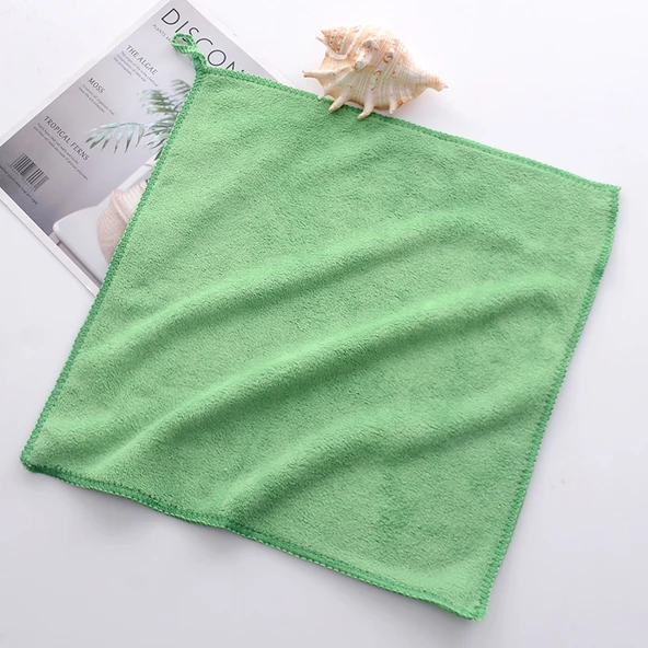 Mutfak Temizlik Bezi - Yeşil - 30x30cm - 10'lu Paket