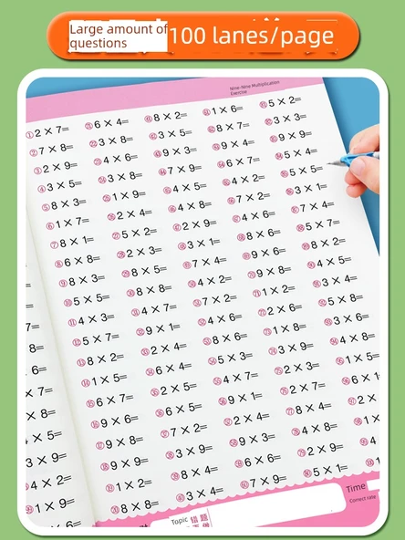 Çarpma ve Bölme Alıştırma Kitabı - Matematik Formülleri - 3