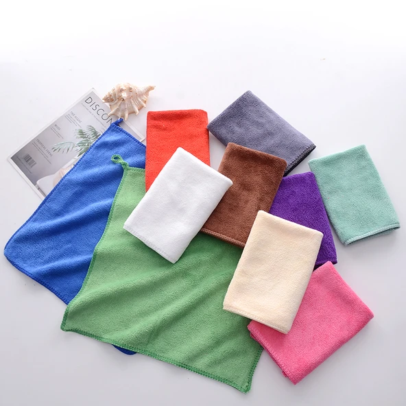 Mutfak Temizlik Bezi - Gül Kurusu - 30x30cm - 5'li Paket - 5