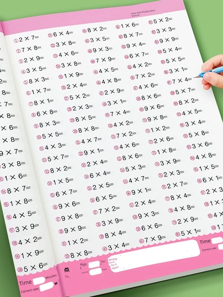 Çarpma ve Bölme Alıştırma Kitabı - Matematik Formülleri - 4