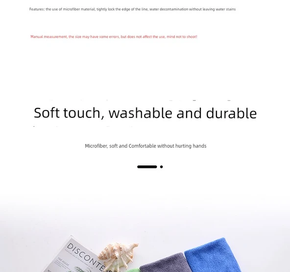 Mutfak Temizlik Bezi - Tavşan Desenli Sarı - 30x30cm - 10'lu Paket - Resim 9