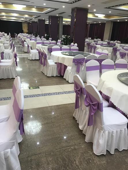 Otel Sandalye Örtüsü Fiyonk - Göl Mavisi - 2