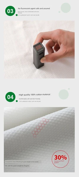 Otel Tipi Tek Kullanımlık Havlu Seti - Kalınlaştırılmış [1 El Havlusu + 1 Banyo Havlusu] - 11