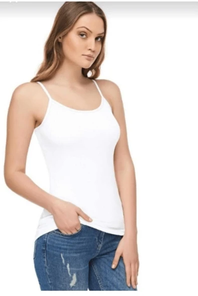 Tutku Elit Bayan Elastan Modal İp Askı Atlet 6 'lı 2001 - 2