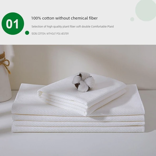 Otel Tipi Tek Kullanımlık Havlu Seti - Kalınlaştırılmış [1 El Havlusu + 1 Banyo Havlusu] - 3