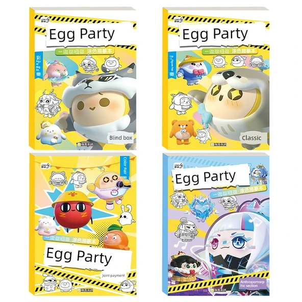 Yumurta Puf Anime Eskiz Defteri - Yumurta Partisi Kitabı 4