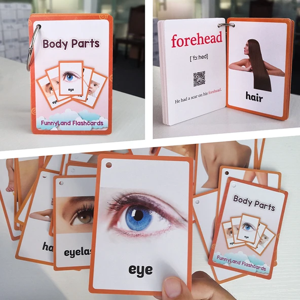 Çocuklar için İngilizce Kelime Kartları - 26 Jest ve Vücut Dili - Resim 10