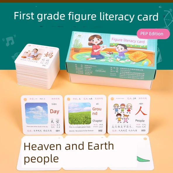 1. Sınıf Çince Okuma Kartları - 1. Kitap - 2