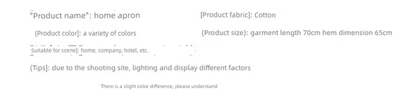 Pamuklu Kanvas Mutfak Önlüğü - Sarı SJ814 - Uzun Kollu, Yan Cepli - Resim 11