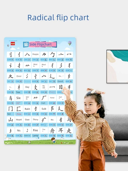 Eğitici Duvar Tablosu - [2025 Yeni] Renkli Okuma Yazma Tablosu (703 Kelime) - Resim 2