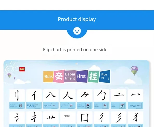Eğitici Duvar Tablosu - [2025 Yeni] Renkli Okuma Yazma Tablosu (703 Kelime) - Resim 10