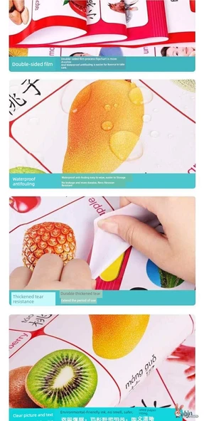 Çocuklar İçin Erken Eğitim Duvar Tablosu - J Seti 10 - Resim 11