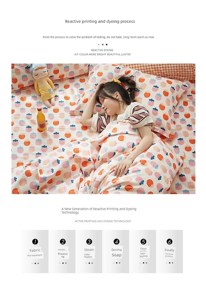 Pamuk Yastık Kılıfı 48x74 cm - Koyu Pembe (Güzel Çiçekler Çift) - Resim 11