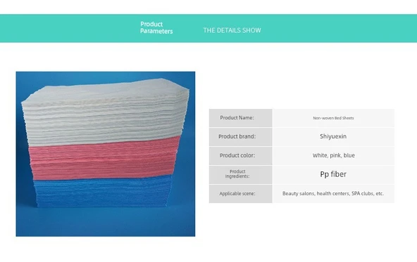 Pembe Tek Kullanımlık Sedye Örtüsü - 13G - 100 Adet - 70x180cm - 9