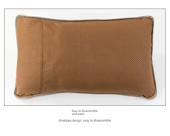 Nefes Alabilen Yazlık Yastık Kılıfı - Sarmaşık Desenli - 48x74 cm (İki Adet) - 10